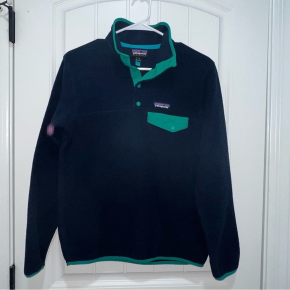 Patagonia Tops - Patagonia Women’s Lightweight Synchilla Snap Fleece Pullover Navy Size S